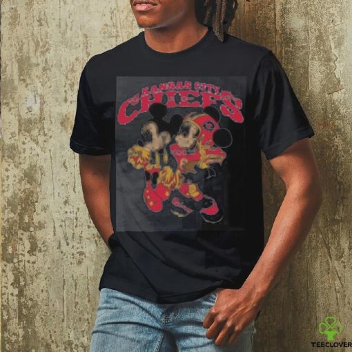 Mickey Mouse And Minnie Mouse Kansas City Chiefs Shirt