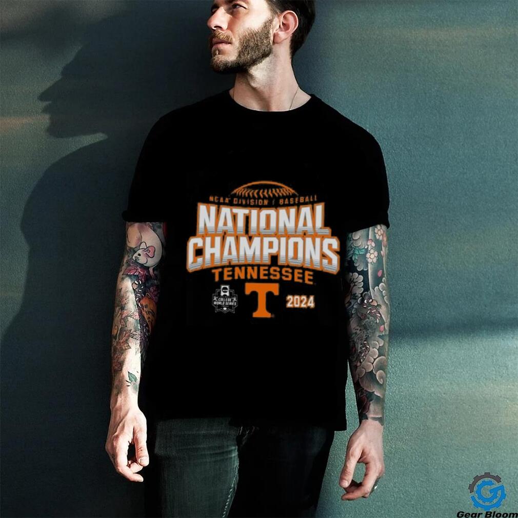 Champion Black Tennessee Volunteers 2024 NCAA Men's Baseball College World Series Champions T Shirt Champion Black Tennessee Volunteers 2024 NCAA Men's Baseball College World Series Champions T Shirt