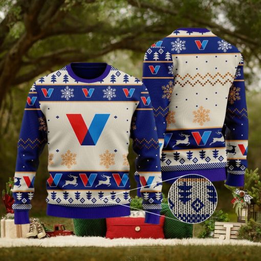 valvoline Brand Logo Ugly Xmas Sweater Gift For Christmas Sweatshirt
