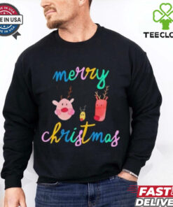 Merry Christmas Deer T Shirt 3 Merry Christmas Deer T Shirt