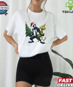 venom and grinchs mischievous christma T Shirt