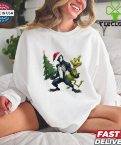 venom and grinchs mischievous christma T Shirt