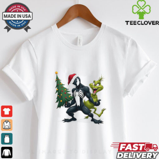 venom and grinchs mischievous christma T Shirt