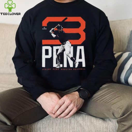 Jeremy Pena Houston Astros Bold Number 2022 Shirt