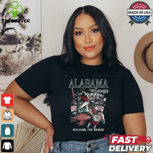 Alabama vs Georgia Gameday 2024 Walking The Dawgs T Shirt