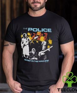vtg 80s THE POLICE GHOST IN THE MACHINE TOUR 1982 NEW WAVE ROCK BAND t hoodie, sweater, longsleeve, shirt v-neck, t-shirt S