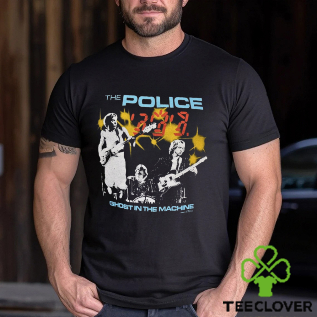 vtg 80s THE POLICE GHOST IN THE MACHINE TOUR 1982 NEW WAVE ROCK BAND t shirt S vtg 80s THE POLICE GHOST IN THE MACHINE TOUR 1982 NEW WAVE ROCK BAND t shirt S