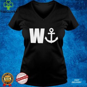 w anchor wanker humor shirt