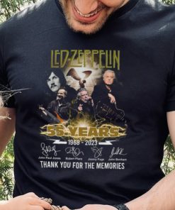 Led Zeppelin 55 Years 1968 2023 Thank You for the memories signatures hoodie, sweater, longsleeve, shirt v-neck, t-shirt