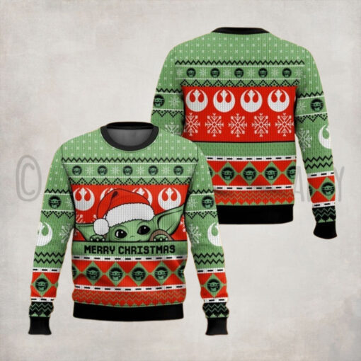 Baby Yoda Ugly Christmas Sweater