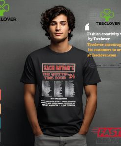 Zach Bryan’s the Quittin Time Tour 2024 Schedule Shirt