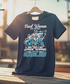 Real Women love Football Smart Women love the Philadelphia Eagles Signatures 2023 Shirt