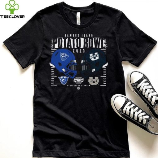 Utah State Aggies Vs Georgia State Panthers 2023 Famous Idaho Potato Bowl Head To Head Shirt