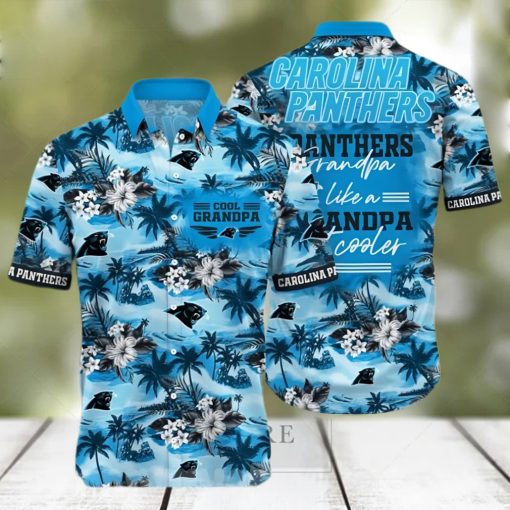 Carolina Panthers For Grandparent Full Printing Hawaiian Shirt