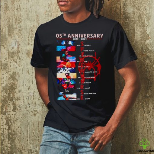 05th Anniversary 2018 – 2023 Spider Verse T Shirt