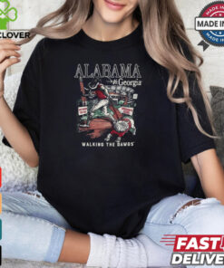 Alabama vs Georgia Gameday 2024 Walking The Dawgs T Shirt