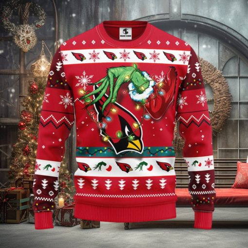 Arizona Cardinals Grinch Christmas Ugly Sweater
