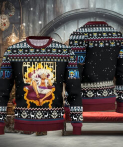 One Piece Gear 5 Sun God Nika Christmas Ugly Christmas Sweater