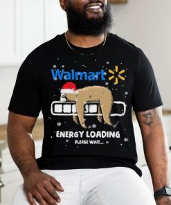 Sloth Santa Walmart Energy loading please wait shirt 3 Sloth Santa Walmart Energy loading please wait shirt
