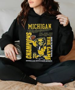 Michigan Wolverines 21 22 23 Back To Back To Back The Game Champions November 25, 2023 Michigan Stadium, Ann Arbor, Mi T Shirt