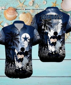 Dallas Cowboys NFL Team Logo Baby Yoda Hawaiian Shirt