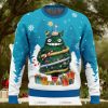 Redskins Logo Checkered Flannel Design Knitted Ugly Christmas Sweater