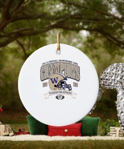 washington huskies 2023 pac 12 football championship game champions ornament Circle 1 washington huskies 2023 pac 12 football championship game champions ornament Circle