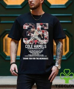 Cole Hamels Philadelphia Phillies 2006 2015 Thank You For The Memories T Shirt