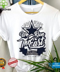 we Run The East 2023 Dallas Cowboys Nfc Champions T Shirt