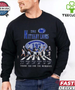 Penn State Nittany Lions 137th Anniversary 1887 2024 Abbey Road thank you for the memories shirt