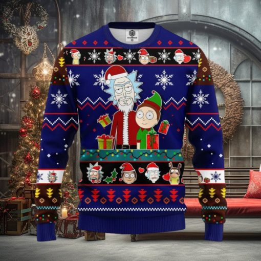 Cool Rick And Morty Ugly Christmas Sweater