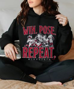 win pose repeat shirt