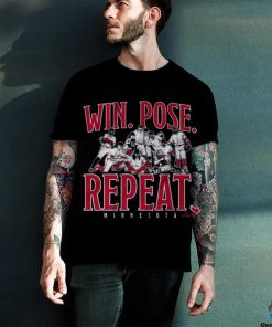 win pose repeat shirt