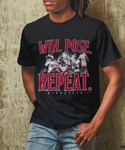 win pose repeat shirt