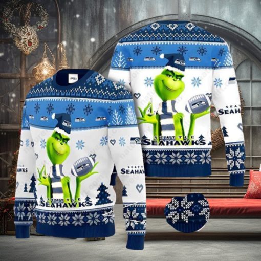 Seattle Seahawks Grinch Nfl Ugly Christmas Sweaters