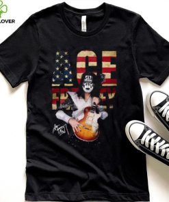 Ace Frehley Kiss Band USA Vintage Unisex Black Short Sleeve Cotton T hoodie, sweater, longsleeve, shirt v-neck, t-shirt