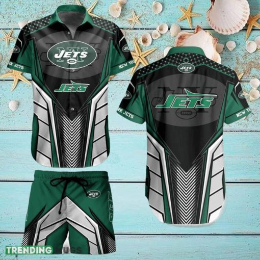York Jets NFL Summer Hawaiian Shirt And Short For Best Fans New Trends For This Summer Beach