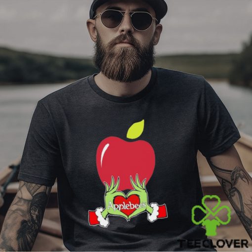 Grinch santa love Applebee’s merry christmas shirt