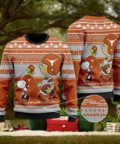 Texas Longhorns Snoopy Lover Ugly Christmas Sweater