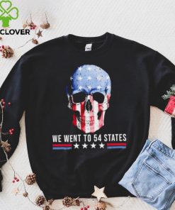 Skull We Went To 54 States T Shirt