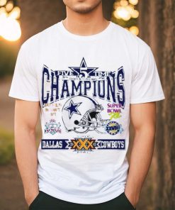 Dallas Cowboys 5 Time Super Bowl Champions Shirt
