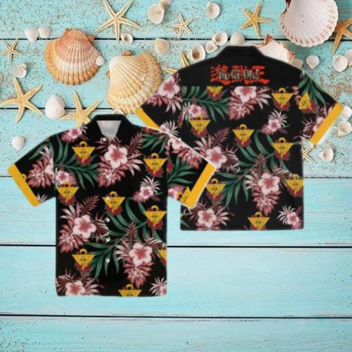 Yugioh Floral Hawaiian Shirt