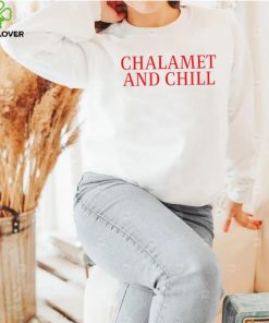 Elizabeth Olsen chalamet and chill T Shirt