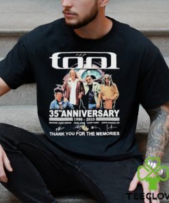 Tool Band 35th Anniversary 1990 – 2025 Thank You For The Memories T Shirt