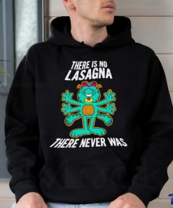 Garfield there is no Lasagna Psychedelic there never was shirt