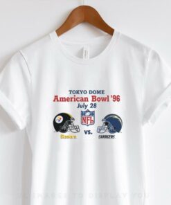 NFL Tokyo Dome 1996 Chargers Vs Steelers T Shirt