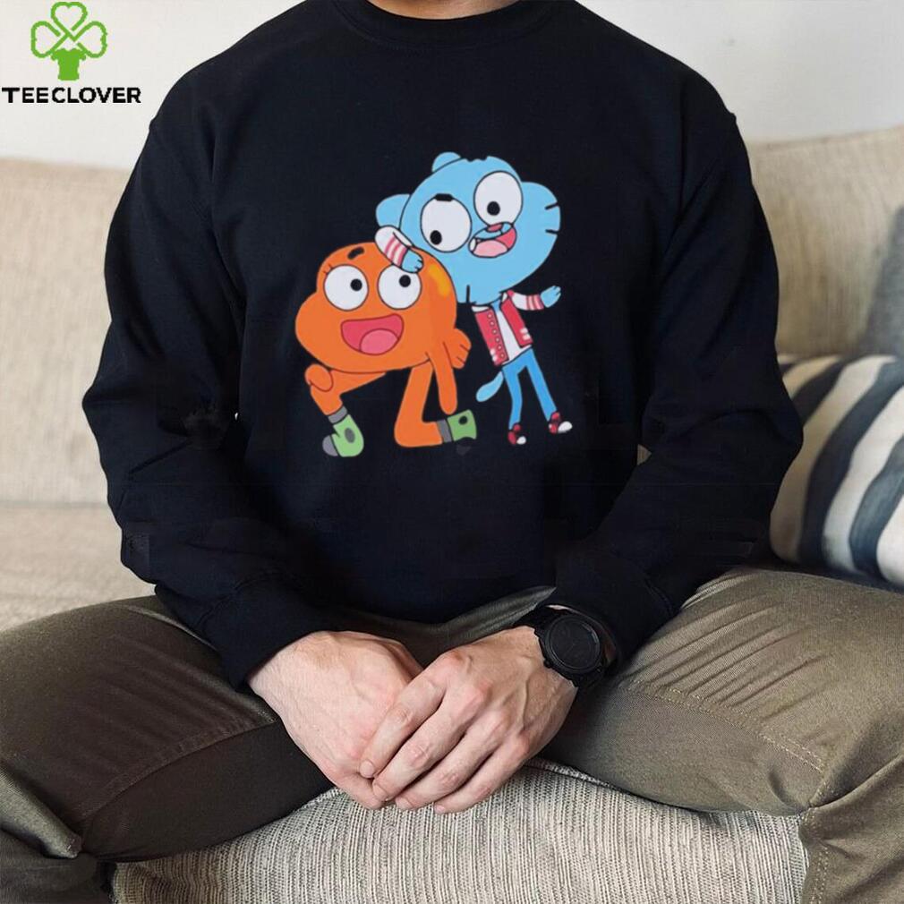 xmas character gumball and darwin shirt Shirt xmas character gumball and darwin shirt Shirt