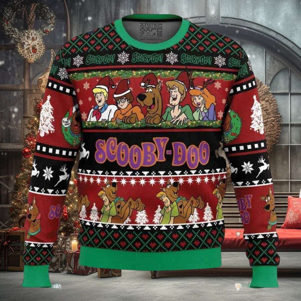 Mystery Inc Christmas Scooby Doo Ugly Christmas Sweater Mystery Inc Christmas Scooby Doo Ugly Christmas Sweater