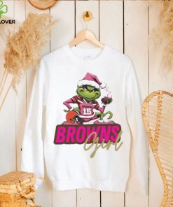 Santa Grinch Brown Girl Merry Christmas 2023 Shirt