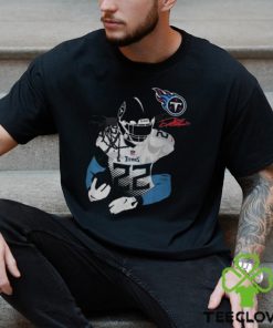 Licensed Gear Nfl Tennessee Titans Derrick Henry Navy Player T Shirt